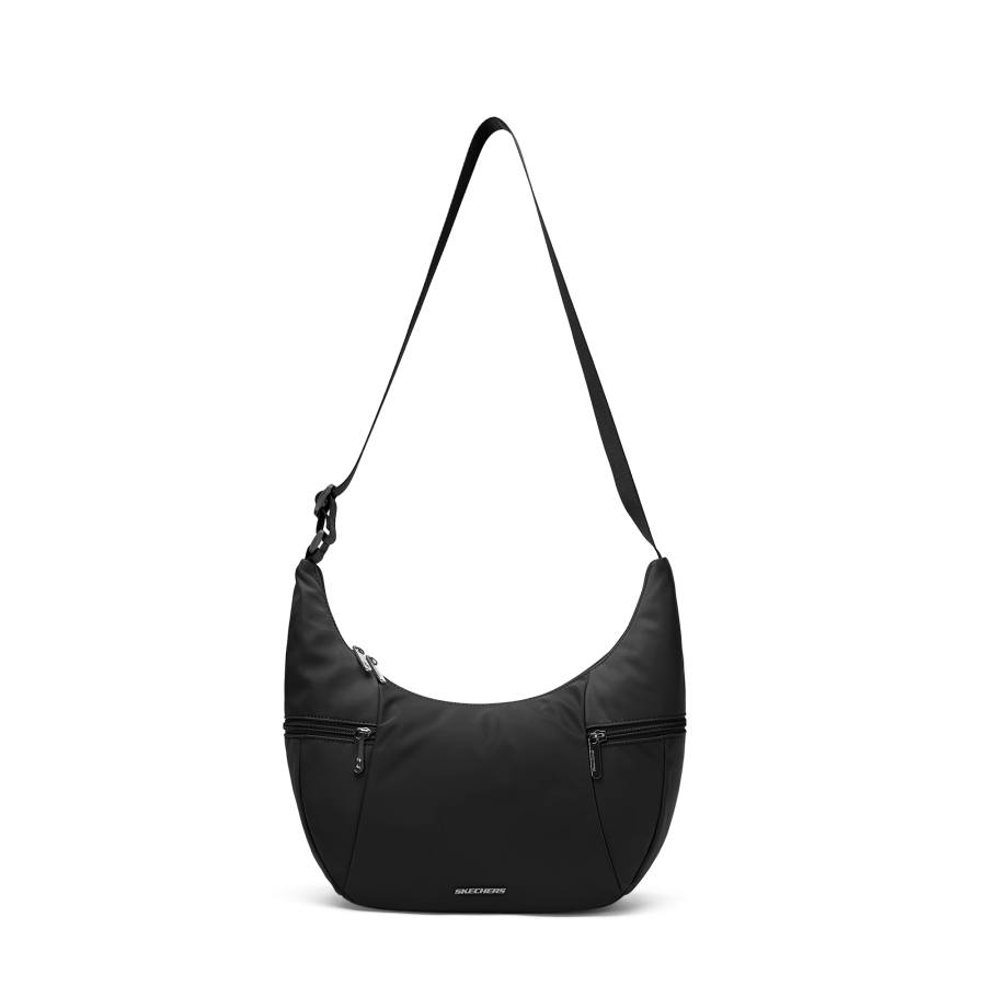 Skechers Fabric Shoulder Bag Unisex Carbon Black