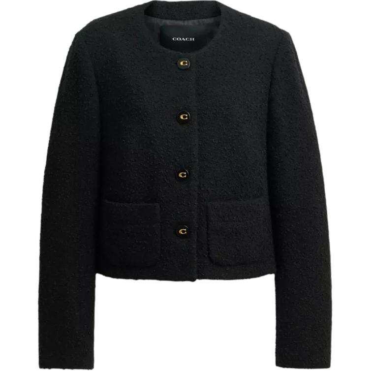 COACH FW25 Velvet feel Coat Women's