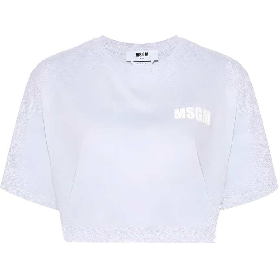 MSGM MSGM Logo print T shirt