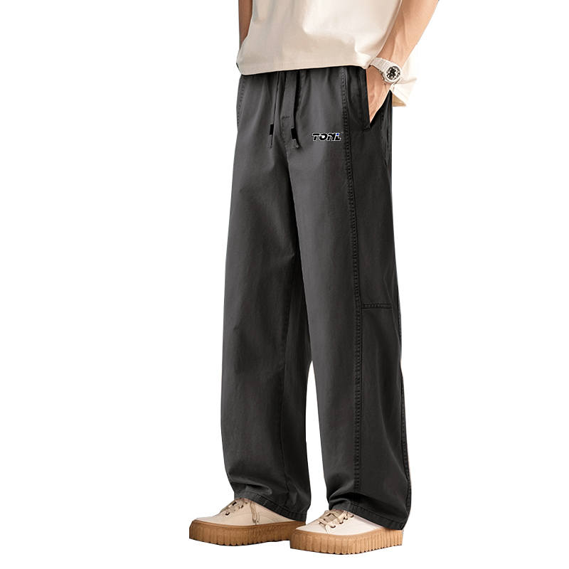 Tonlion Casual Pants Unisex Moderate Scimitar Pants
