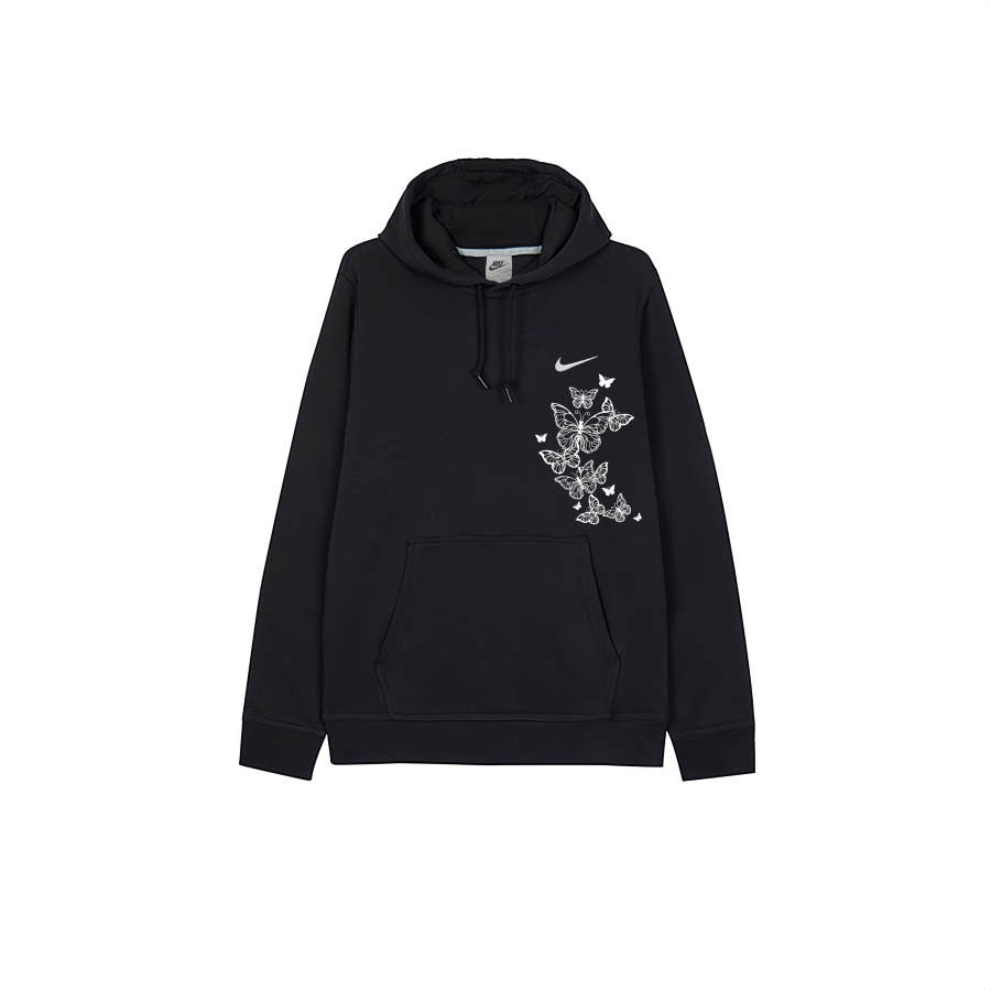 Nike Nike Swoosh Sweatshirts Men's Black Hooded Thickened