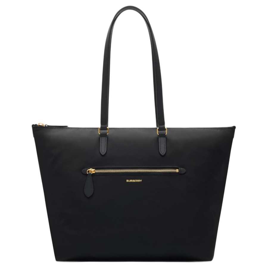 Burberry Polyamide Nylon Tote Bag, Shopping Bag, Shoulder Bag Women's Black