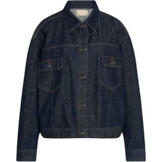 THE ROW Denim Jackets Women's Indigo Lapel Moderate