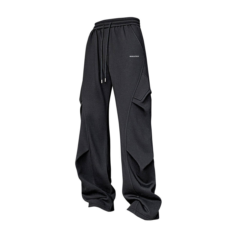 MUSCLETECH Casual Pants Unisex Moderate Straight Fit Pants