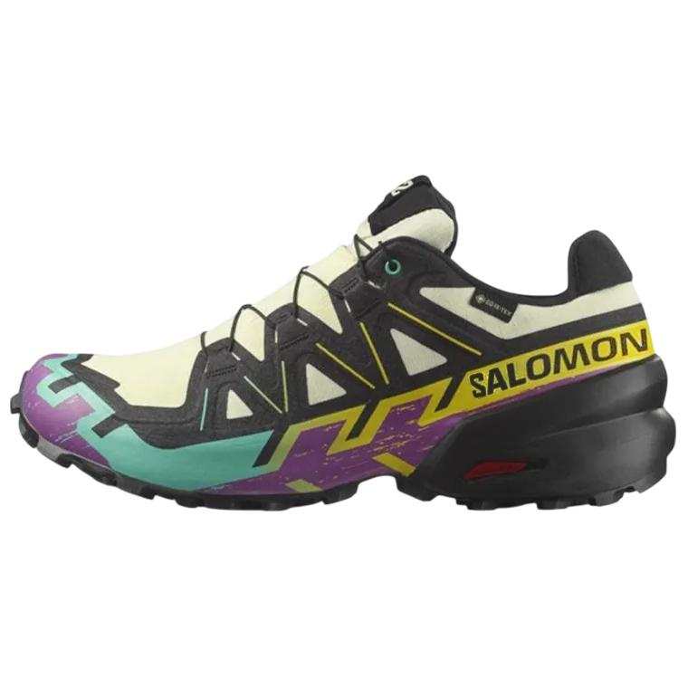 SALOMON Speedcross 6 Running Shoes Men's White Black Purple