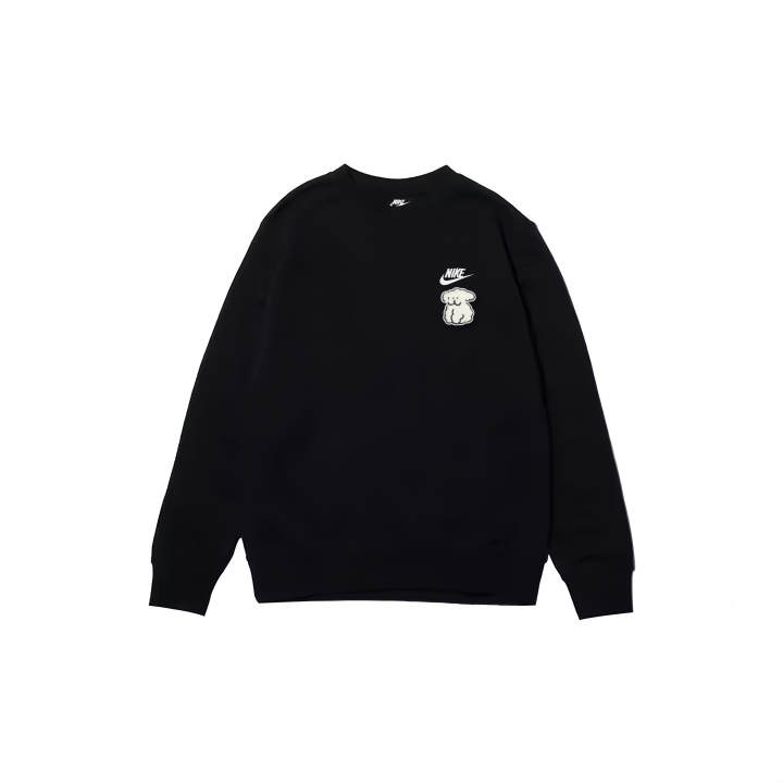 Nike Nike Sweatshirts Men's Black Crew Neck Moderate Regular