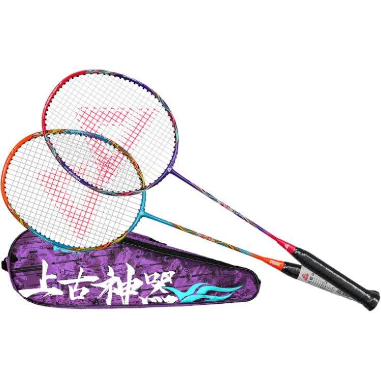 PEAK YY10404 Carbon Aluminum Badminton Rackets Offensive Type Heavy Head, Stiff Shaft Advanced Level 675mm