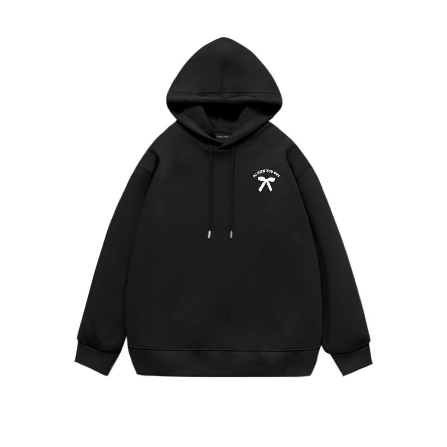 Tonlion Sweatshirts Women's Hooded Moderate Heavyweight
