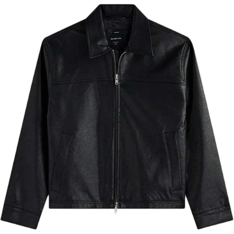 Abercrombie&Fitch Leather Jacket Men's