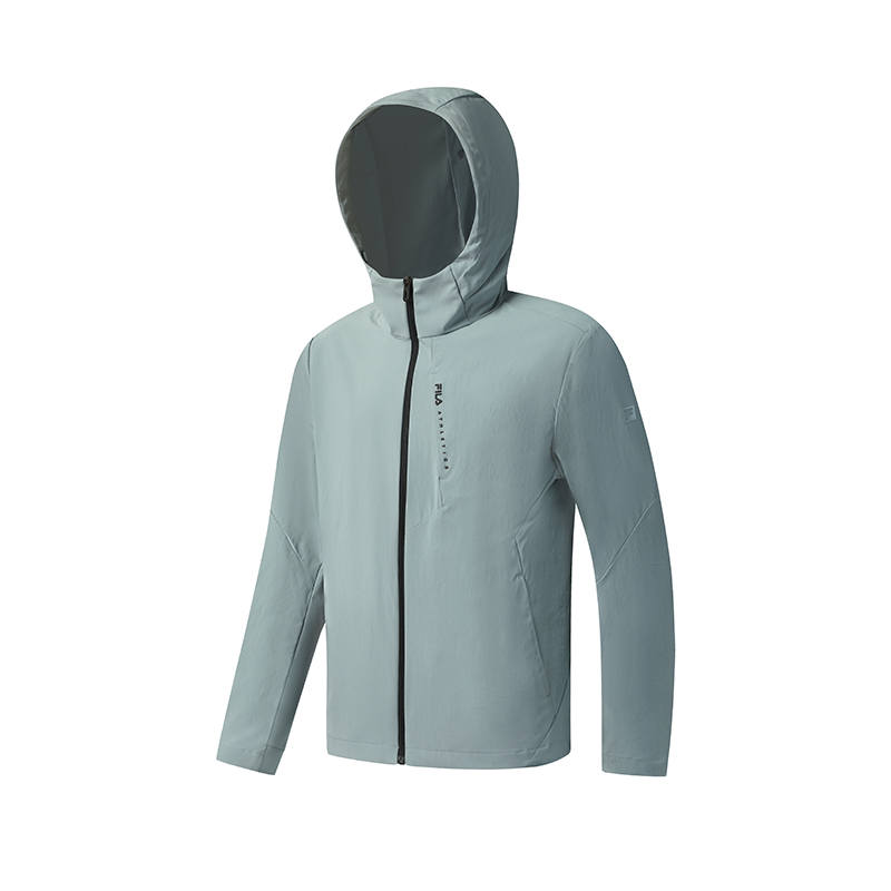 FILA Fitness Jackets Men's Cavalry Green Hooded Moderate Other