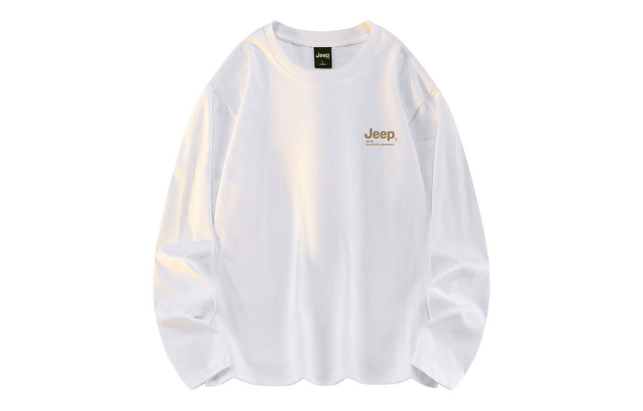 Jeep T Shirts Unisex Crew Neck Moderate Straight Fit