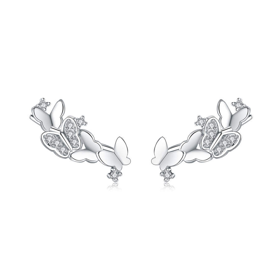 Barbie Barbie 925 Sterling Silver Stud Earrings Women's