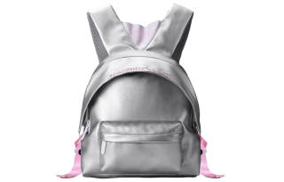 DRACONITE Pu Backpack Mini Women's Silver Glow Gray
