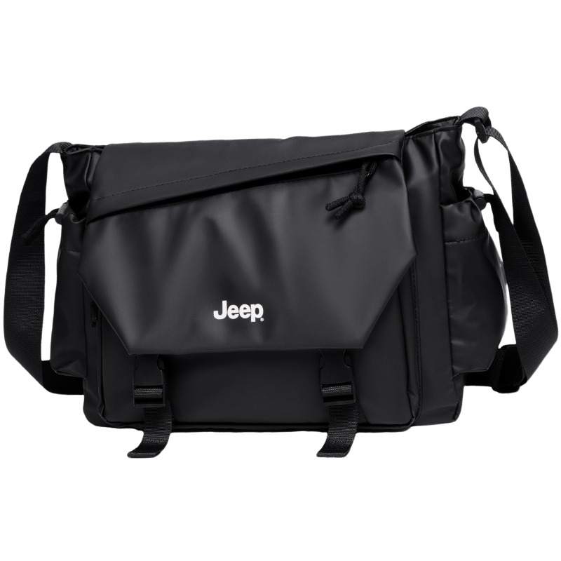 Jeep Oxford Crossbody Bags Regular Men's Black