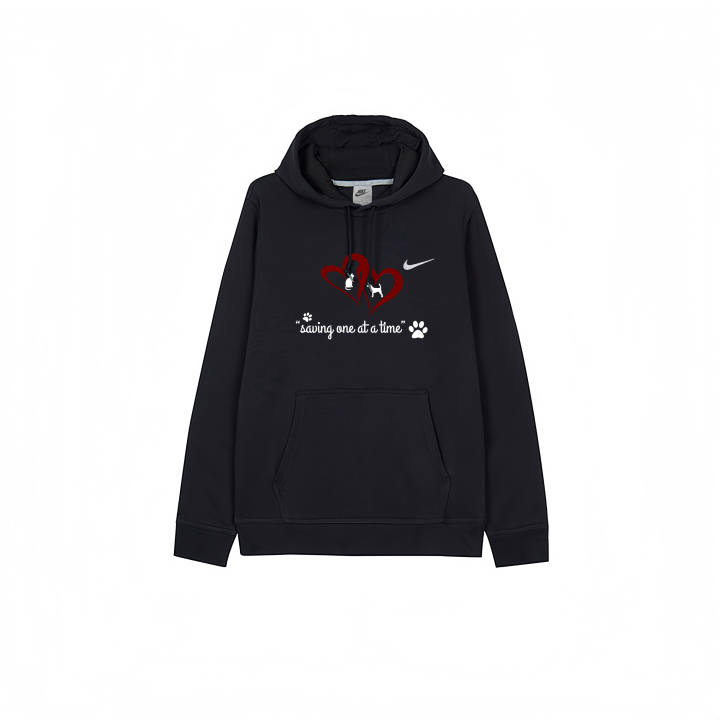 Nike Nike Swoosh Sweatshirts Men's Black Hooded Thickened Other