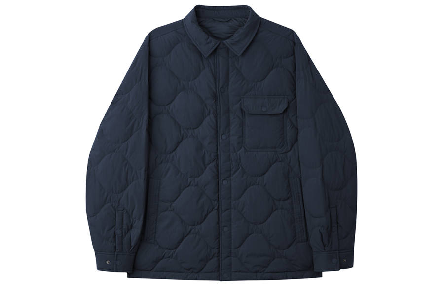NAUTICA Down Jackets Men's Lapel Moderate Down Shirt Jacket