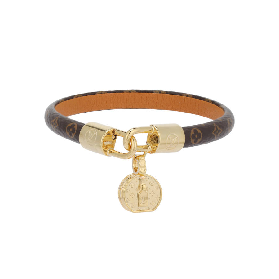 LOUIS VUITTON LOUIS VUITTON Brass Monogram Bangles Women's Brown
