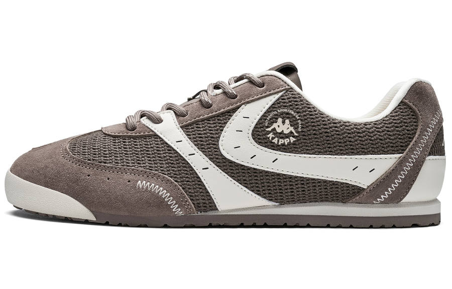 Kappa KG2.0·Little Lightning Back to Back Abrasion Resistant Low top Casual Shoes Unisex Chocolates Dark Brown