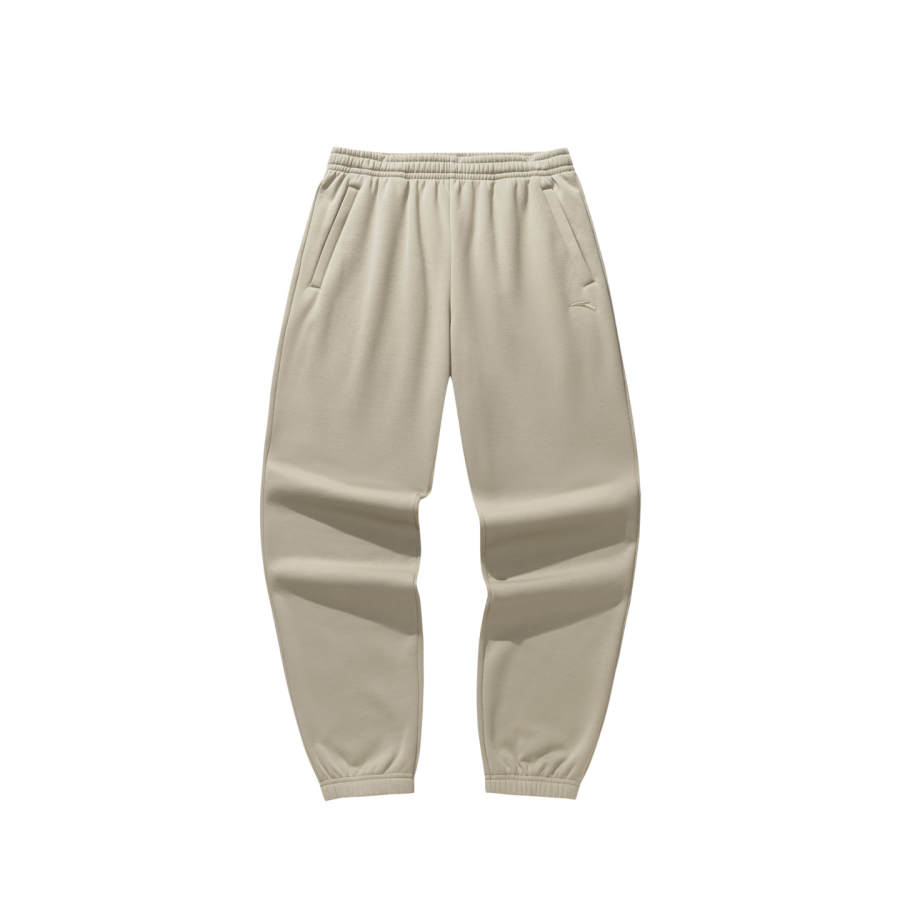 ANTA Knitted Sweatpants Men's Smoke Hemp Gray 3 Moderate Other