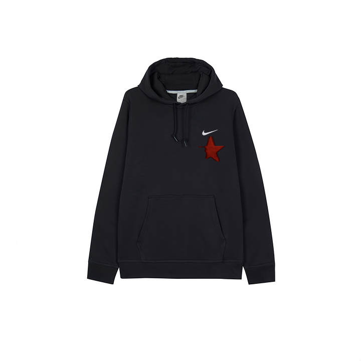 Nike Nike Swoosh Sweatshirts Men's Black Hooded Moderate