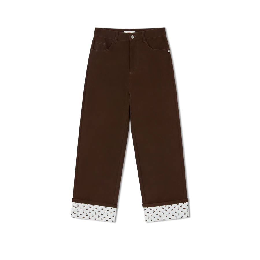Kirsh Casual Pants Women's Coffee Moderate Wide Leg Pants