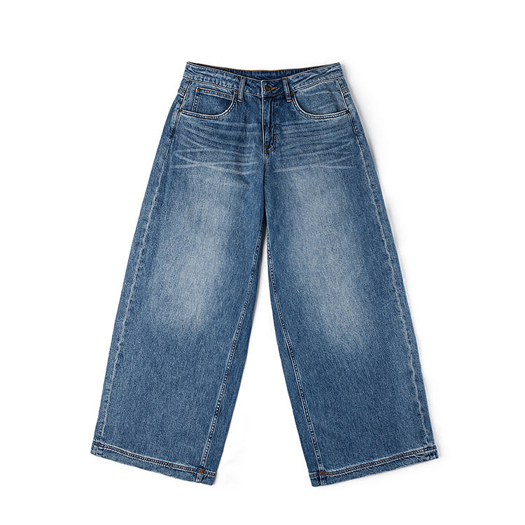 Lee Lee Jeans Women's Medium Blue Moderate Wide Leg Pants