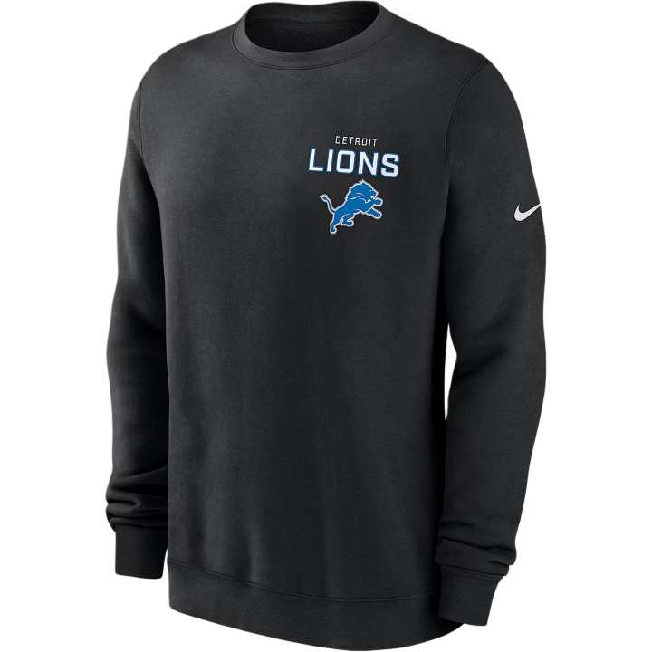 Nike Nike Detroit Lions Draw Block Club Men's Nike Nfl Pullover Crew