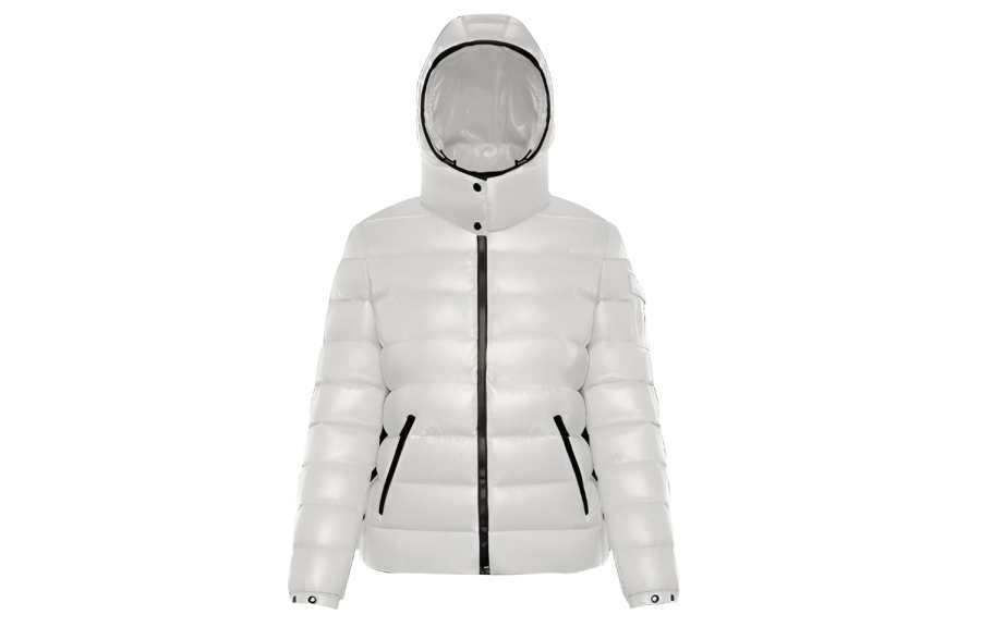 Moncler Buddy Series Down Jacket Winter Women's White
