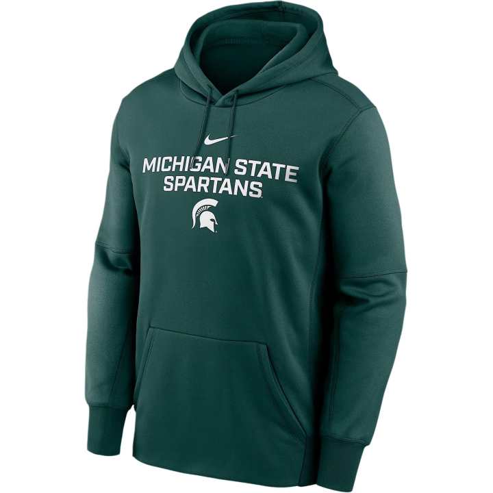 Nike Nike Michigan State Team Stacked Men’s Nike Therma College Pullover Hoodie