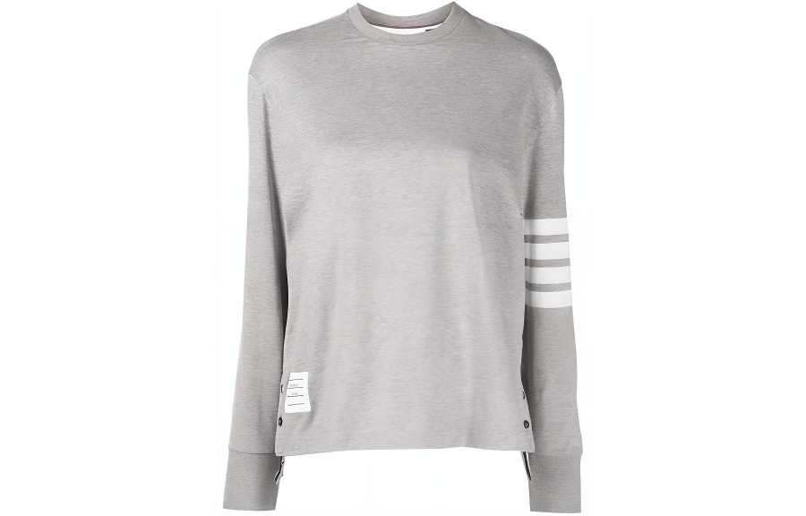 THOM BROWNE THOM BROWNE Engineered 4 Bar Long Sleeve T Shirt