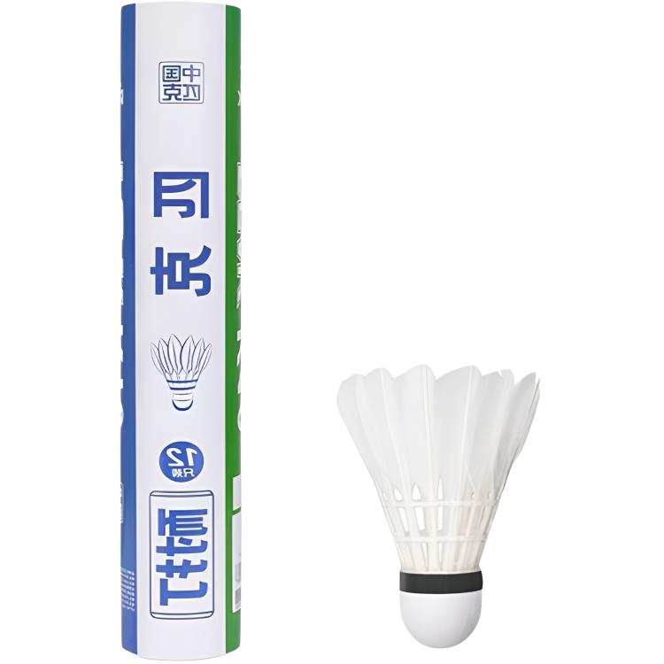 PEAK PEAK K10 Duck Feather Shuttlecock 12 Pack Water Duck Feather Everyday Shuttlecocks