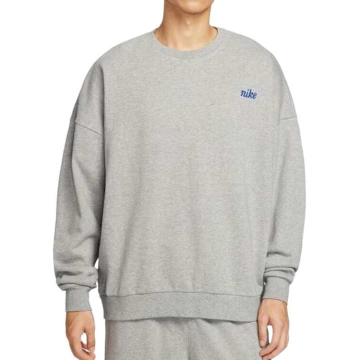 Nike Nike Club Sweatshirts Men's Gray Crew Neck Moderate