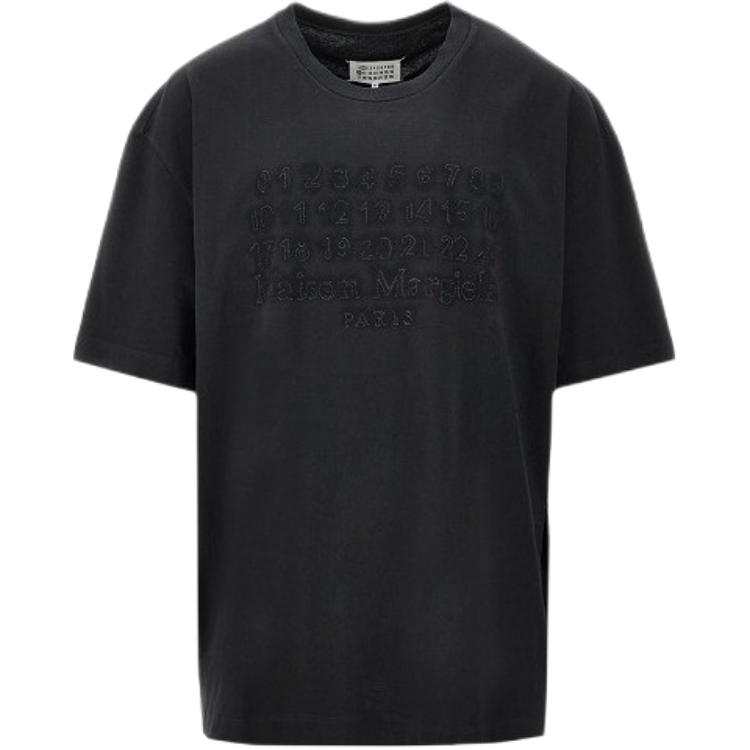 Maison Margiela Numbers-Motif Crewneck T-Shirt