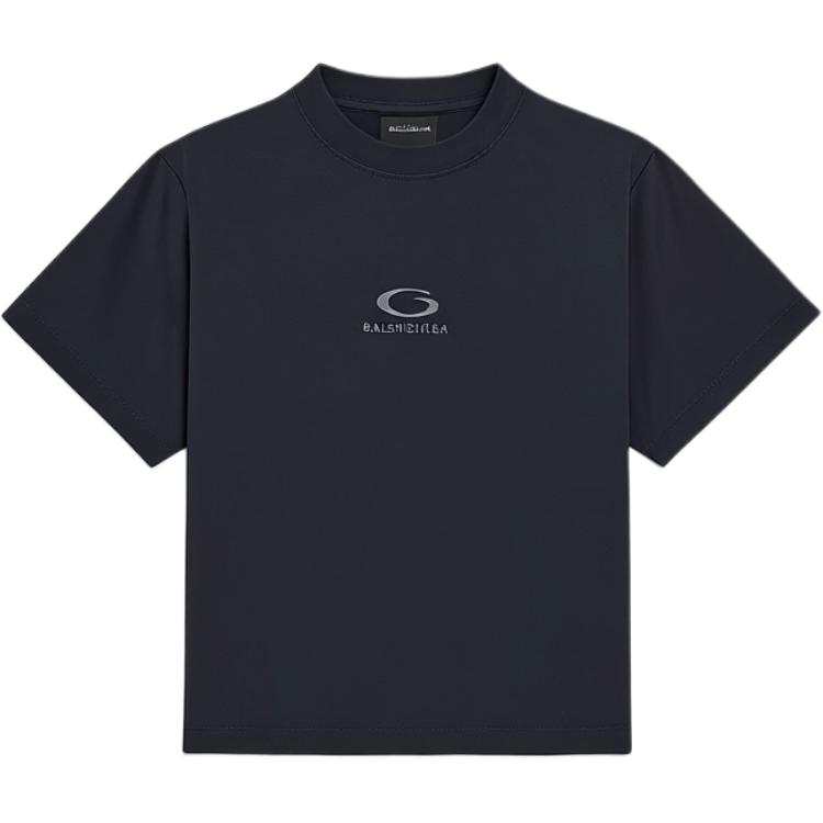 Balenciaga Drop Shoulder Sleeve T Shirt Women's Regular Fit