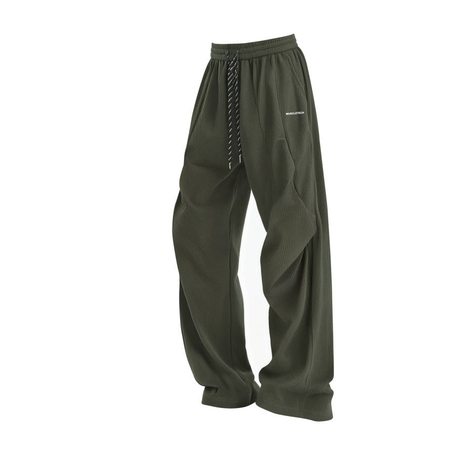 MUSCLETECH Casual Pants Unisex Moderate Straight Fit Pants