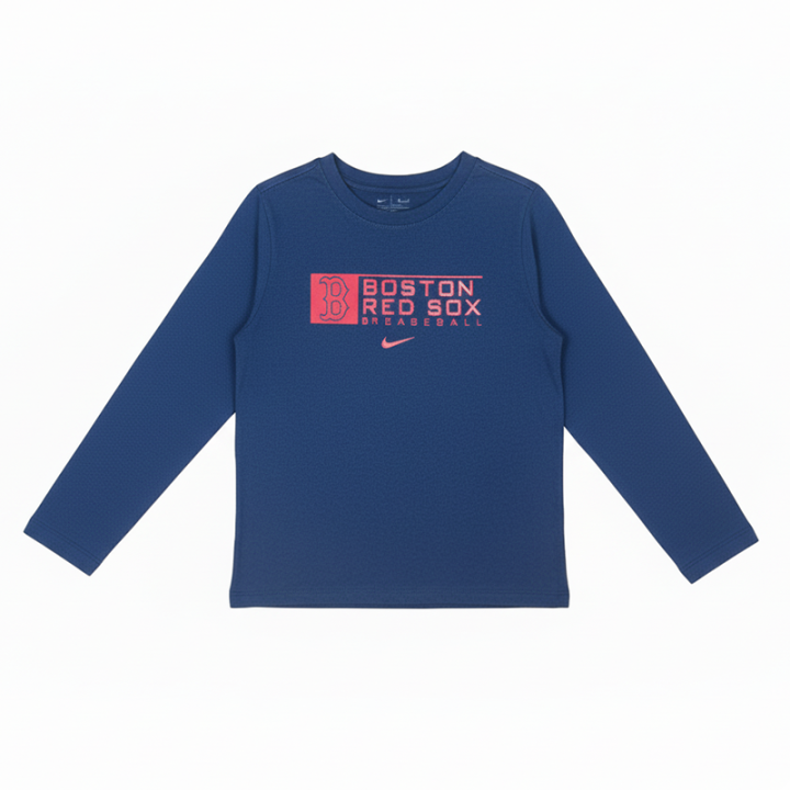 Nike Nike X MLB Boston Red Sox, Everyday Versatile Sports Comfortable Soft Skin Friendly Navy Blue