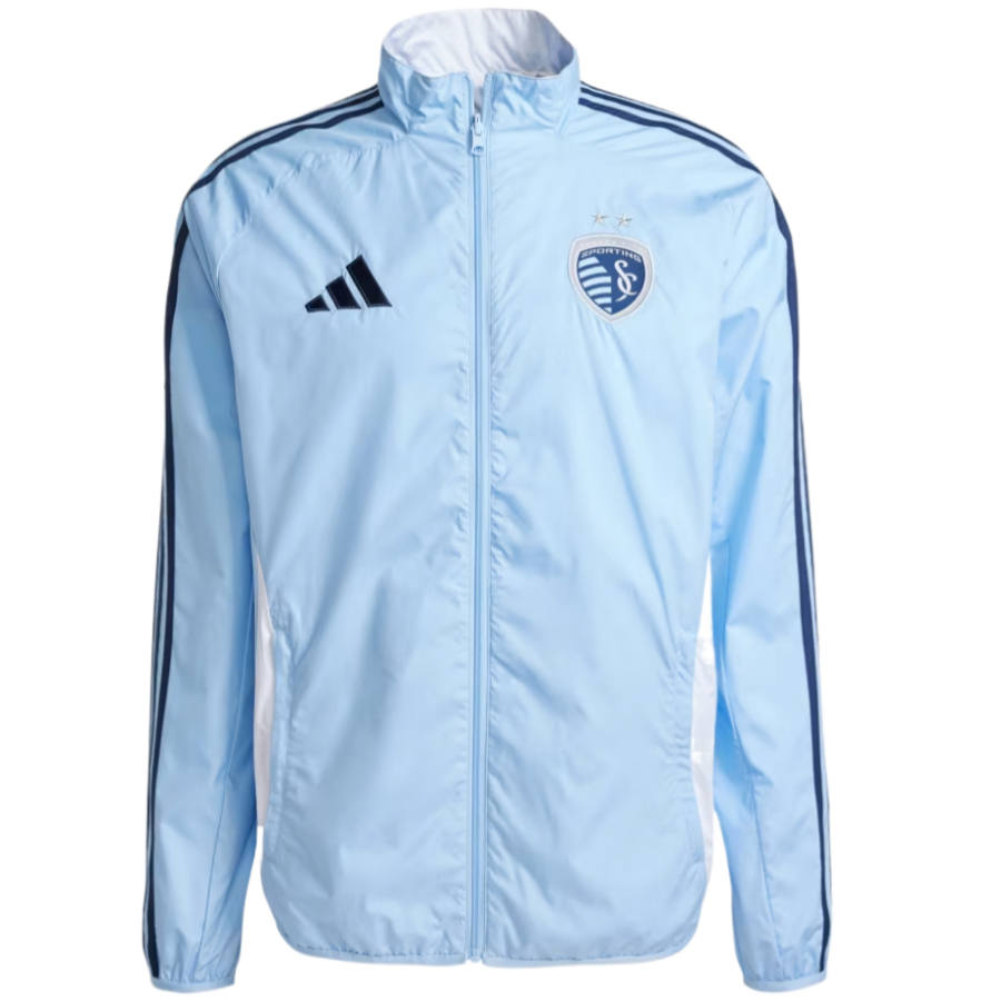 Adidas Adidas Free Shipping With AdiClub Sporting Kansas City Reversible Anthem Jacket