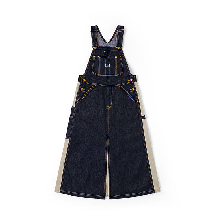 Lee Sleeveless Dresses Women's Washed Crew Neck Moderate Long
