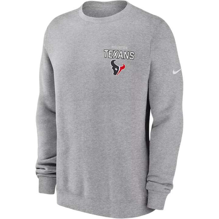 Nike Nike Houston Texans Draw Block Club Men's Nike Nfl Pullover Crew