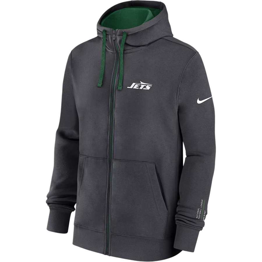 Nike Nike New York Jets Playbook Page Club Men's Nike Nfl Full-Zip Hoodie