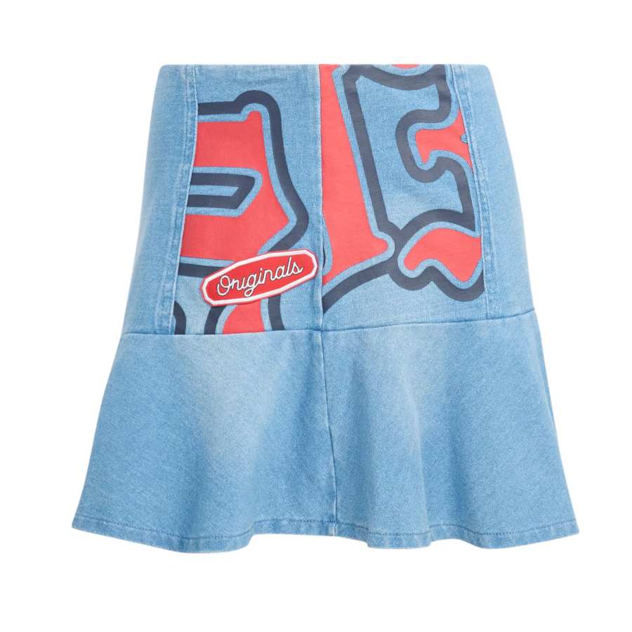 Adidas Originals FW25 GFX Denim Short Skirts Women's