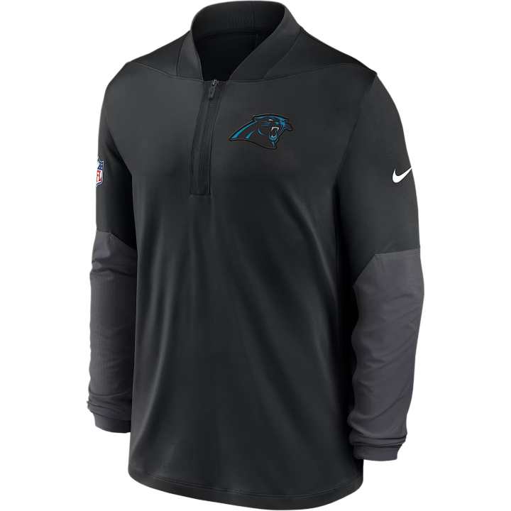 Nike Nike Carolina Panthers Feel The Pressure Men's Nike Dri-FIT Nfl 1/2-Zip Top