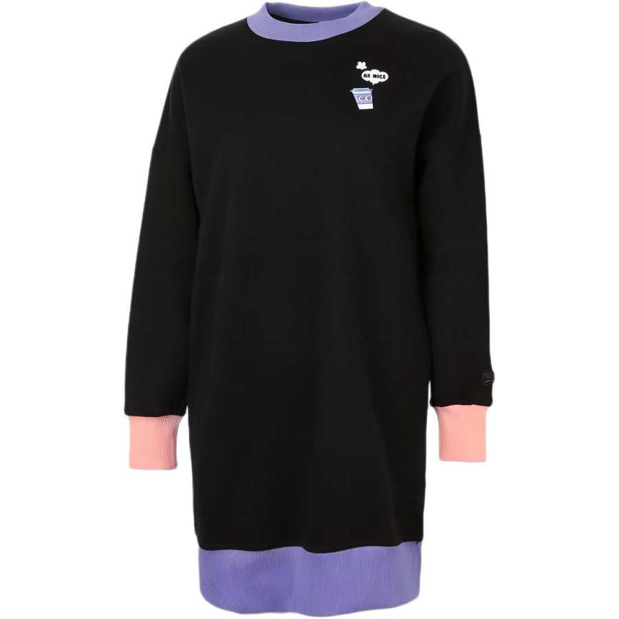 PUMA Long Sleeved Dress Women's Black