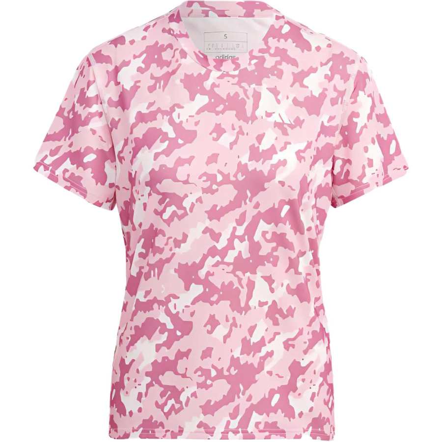 Adidas Adidas T Shirts Women's Pink Crew Neck Moderate Straight Fit
