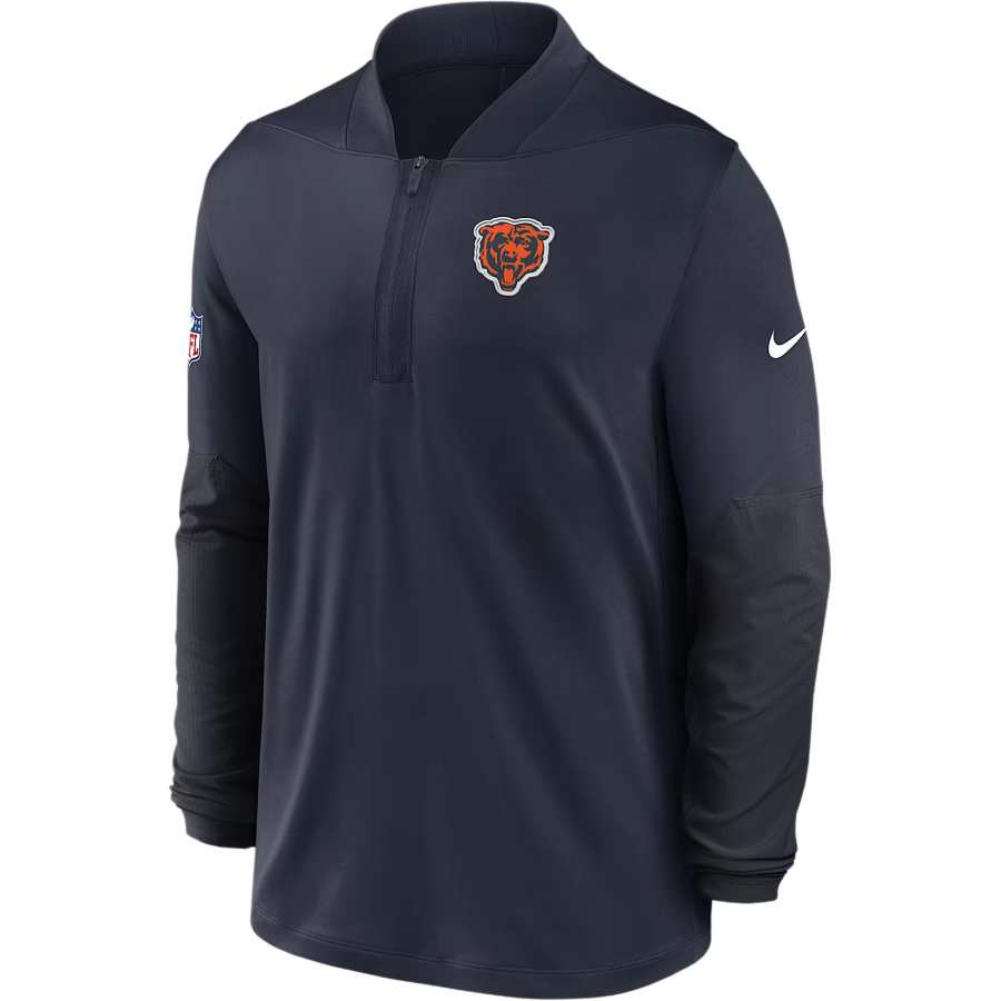 Nike Nike Chicago Bears Feel The Pressure Men's Nike Dri-FIT Nfl 1/2-Zip Top