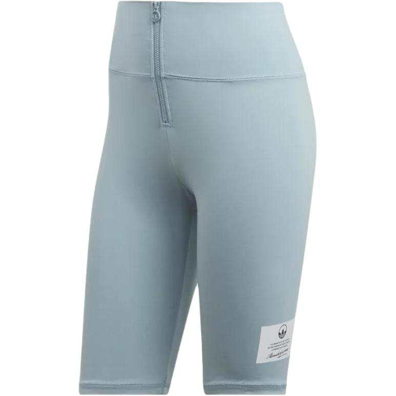 Adidas Adidas Sports Shorts Women's Teal Moderate Tight Pants