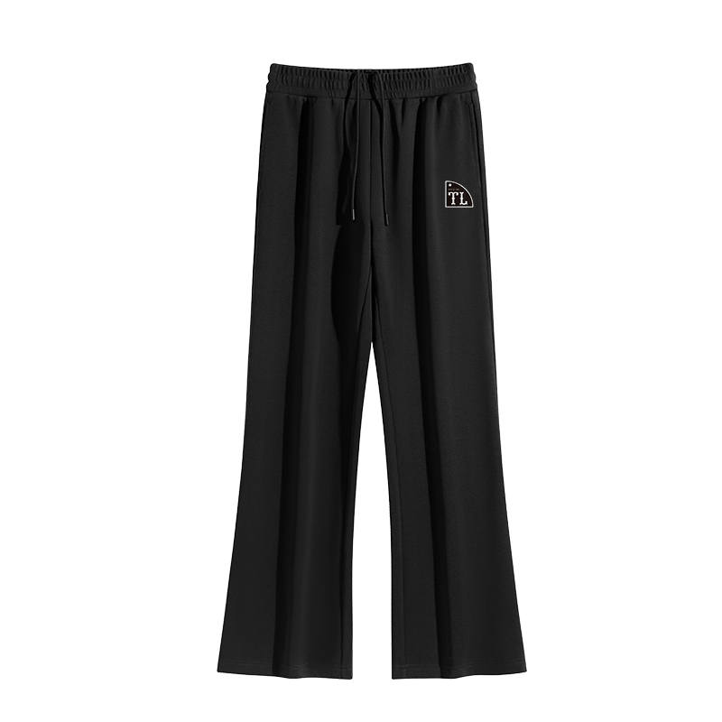 Tonlion Casual Pants Unisex Moderate Flared Pants