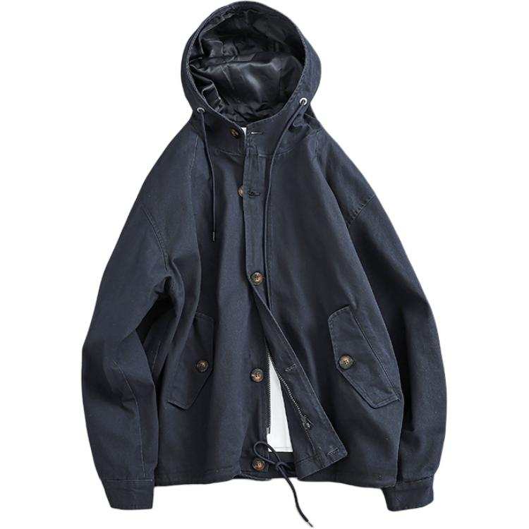 GONGNU Jackets Unisex Hooded Moderate Workwear