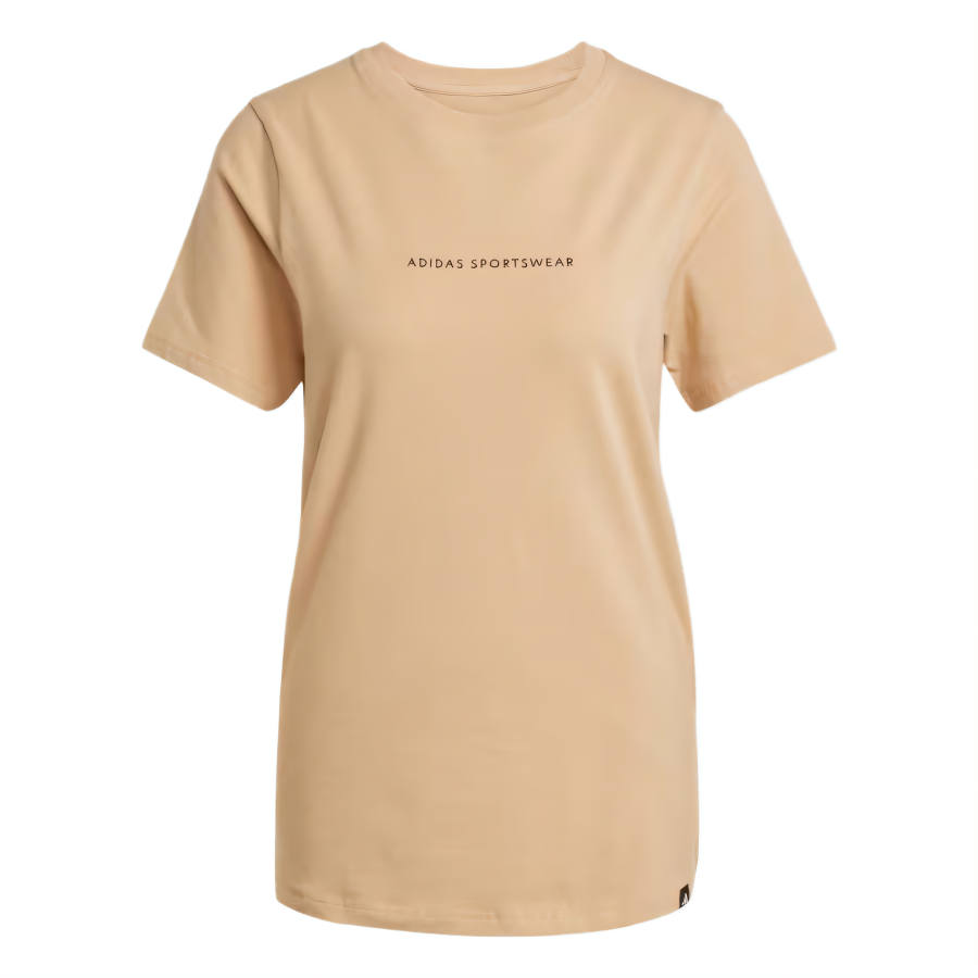 Adidas Adidas T Shirts Women's Sandstone Crew Neck Moderate
