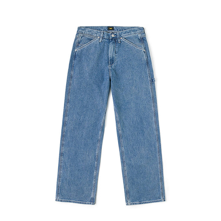 Lee Lee Jeans Men's Light Blue Moderate Straight Fit Pants
